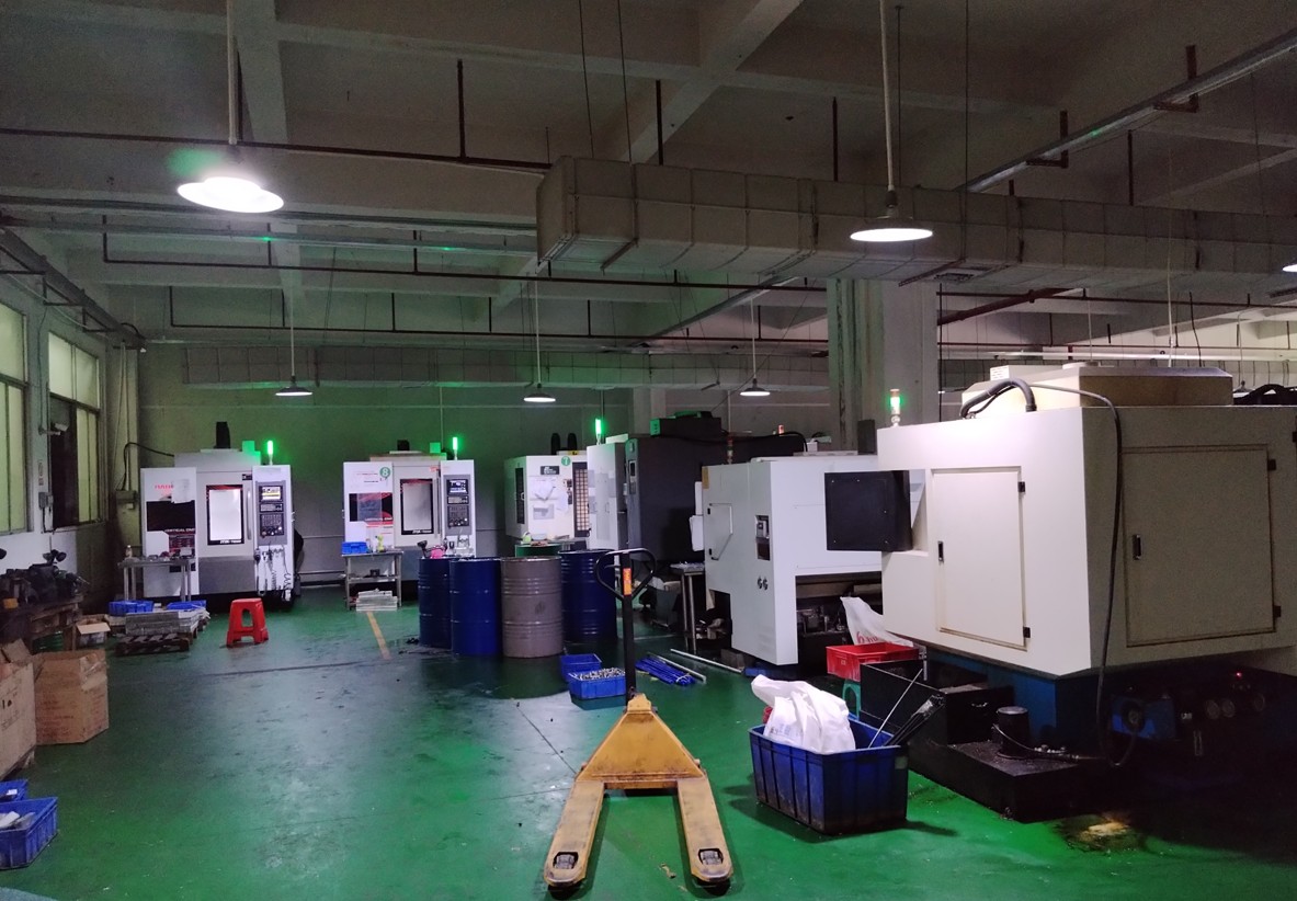 CNC、金属切削、工場、卸、中国、広東省、東莞、トンガン、